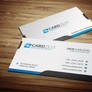 Neat and clean Business Card Template Free Psd  Si