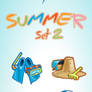 Free Customize PSD Summer Icon