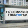 Free Outdoor Poster Mock-Up Psd