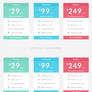 Free Pricing Table Psd