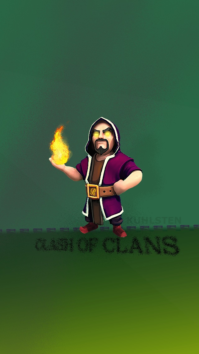 Clash of Clans iPhone 5 wallpaper