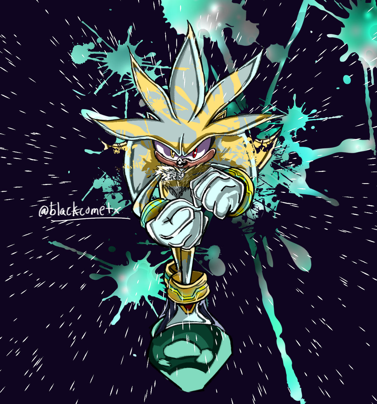 Silver Super Silver Spill Art By BlackCometX On DeviantArt silver-super-silver-spill-art-by-blackcometx-on-deviantart