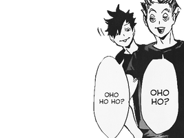 Transparent Kuroo and Bokuto