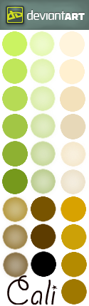 Android Color Chart by Cali-Purp on DeviantArt