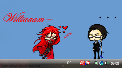 Shimeji - Grell loves William