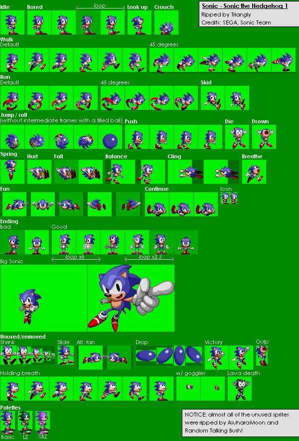 Colors Live - HD Sonic 1 Sprite thingy by Animagination_Draws