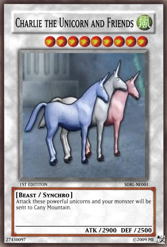 Charlie the Unicorn Card