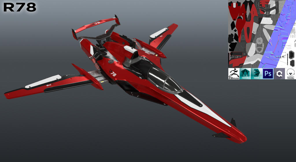 R78 race spaceship by LucaSciama on DeviantArt