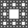 Sierpinski carpet, Non-inverted, 6 steps