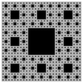 Sierpinski carpet, inverted, 7 steps