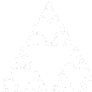 Sierpinski Triangle made using Chaos Game