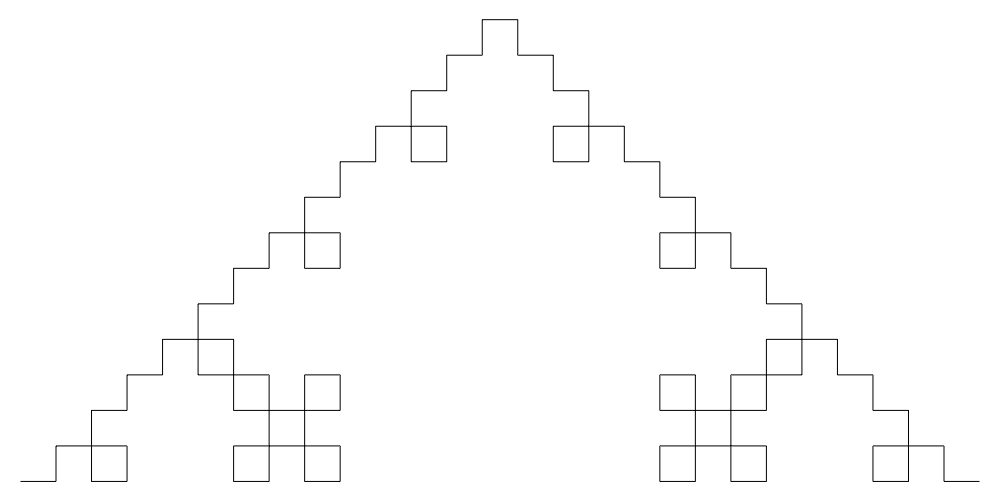 Quadratic Koch curve type 1 3rd iteration by GarrettNelson on DeviantArt