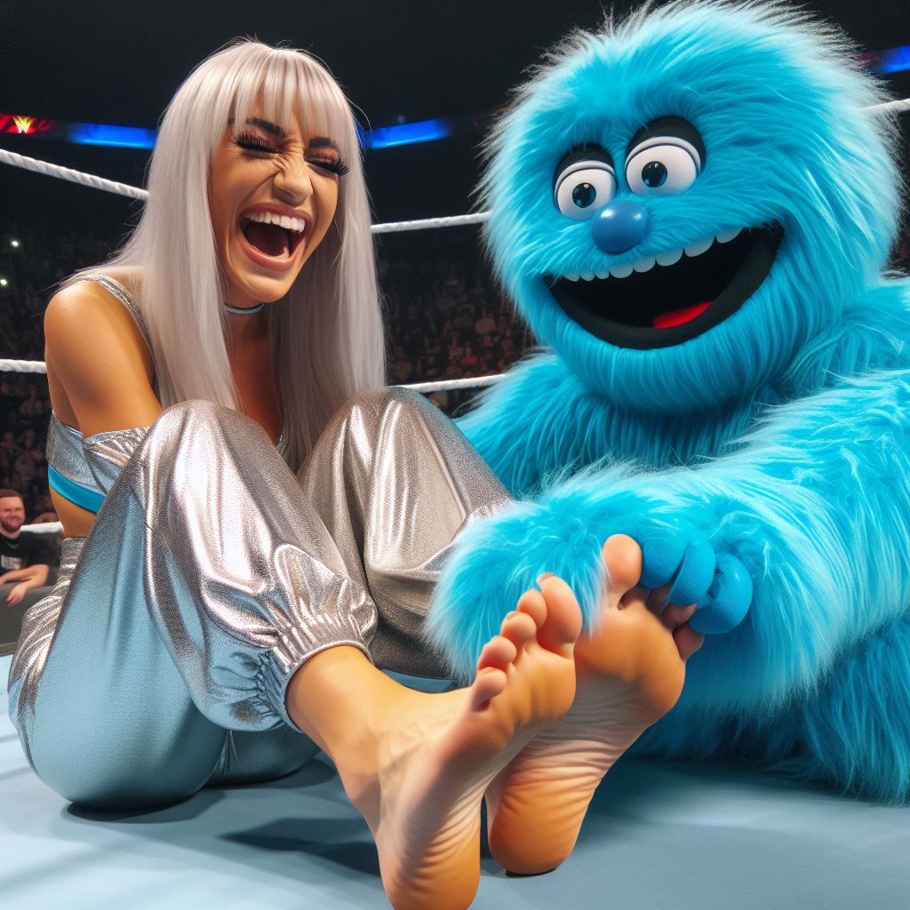 Pro Wrestling Tickle Submission Match! 4 by GiggleGasFantasies on