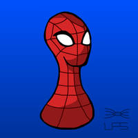 Spider-Man Head by LiquidFrogStudios
