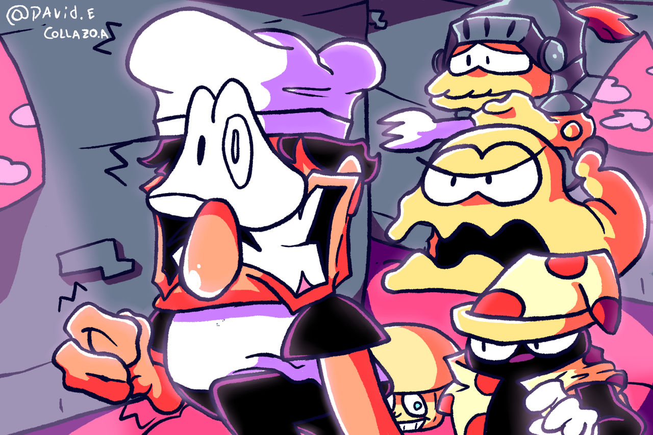 Pizza Tower characters by Deedge on Newgrounds