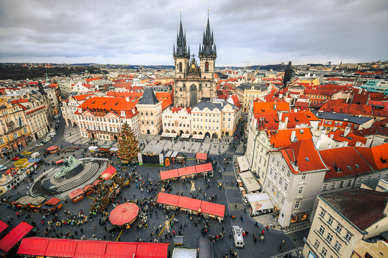 Old Town Square at Christmas