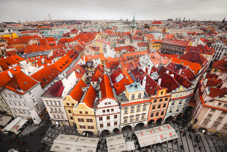 Prague from above