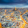 Paris at blue hour