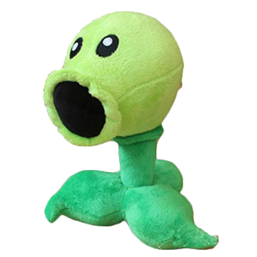 Peashooter Plush PNG by MeowsticTheMagicsCat on DeviantArt