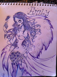 Corpse Bride: Emily Pen Sketch