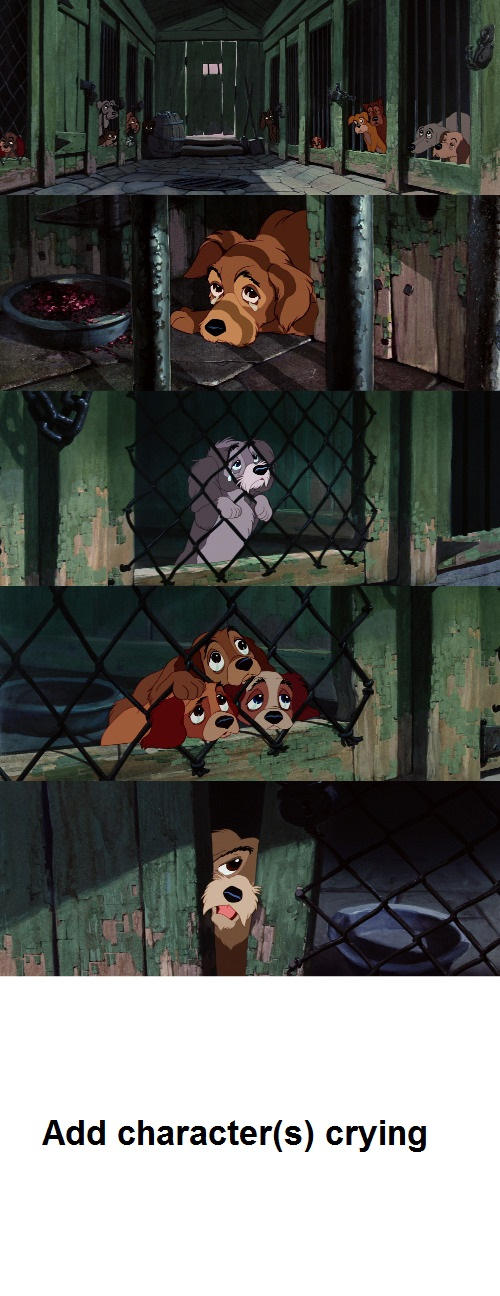 Tramp Crying Who cries over pound scene in Lady and the Tramp by topcatmeeces97 on ...