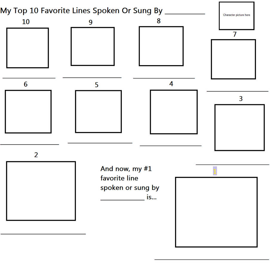 Top 10 Lines By Who Template by topcatmeeces97 on DeviantArt