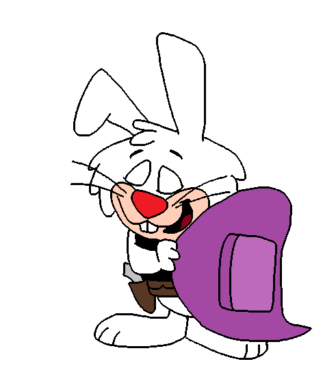 Ricochet Rabbit tipping his hat and bowing by topcatmeeces97 on DeviantArt