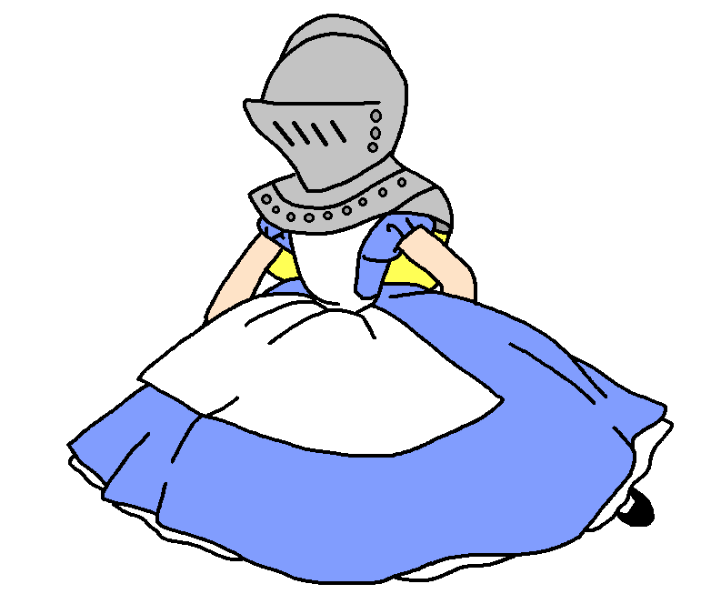 Alice with a knight's helmet stuck on her head by topcatmeeces97 on DeviantArt Alice with a knight's helmet stuck on her head by topcatmeeces97 on DeviantArt
