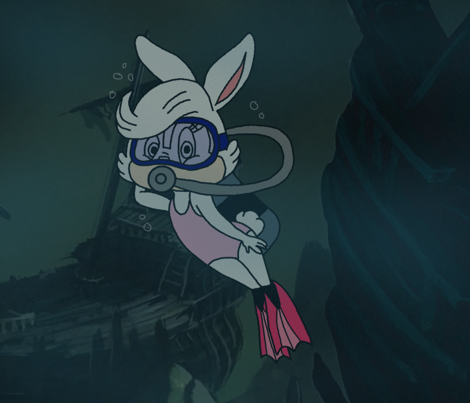 Scuba Diving Rabbit Honey Bunny scuba diving by topcatmeeces97 on DeviantArt