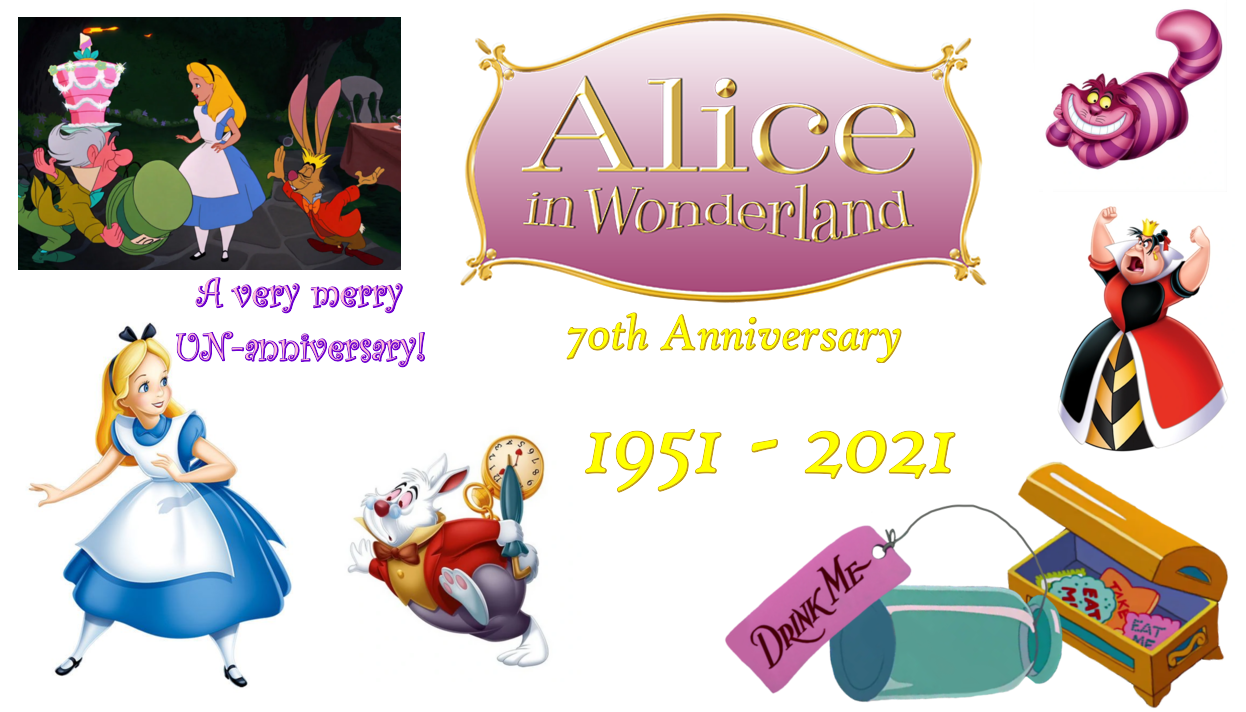Alice In Wonderland 70th Anniversary by topcatmeeces97 on DeviantArt