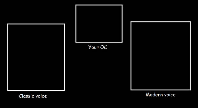 Classic voice, modern voice meme
