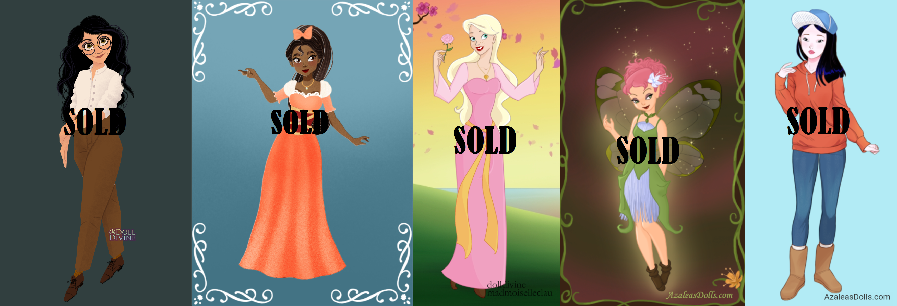 3 Dress Up Games #2 (Azaleas Dolls) 