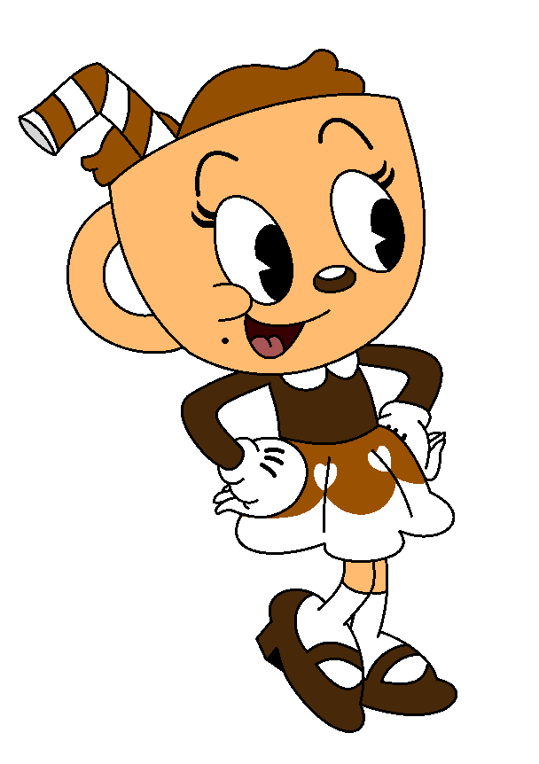 AT - Mocha in Cuphead style