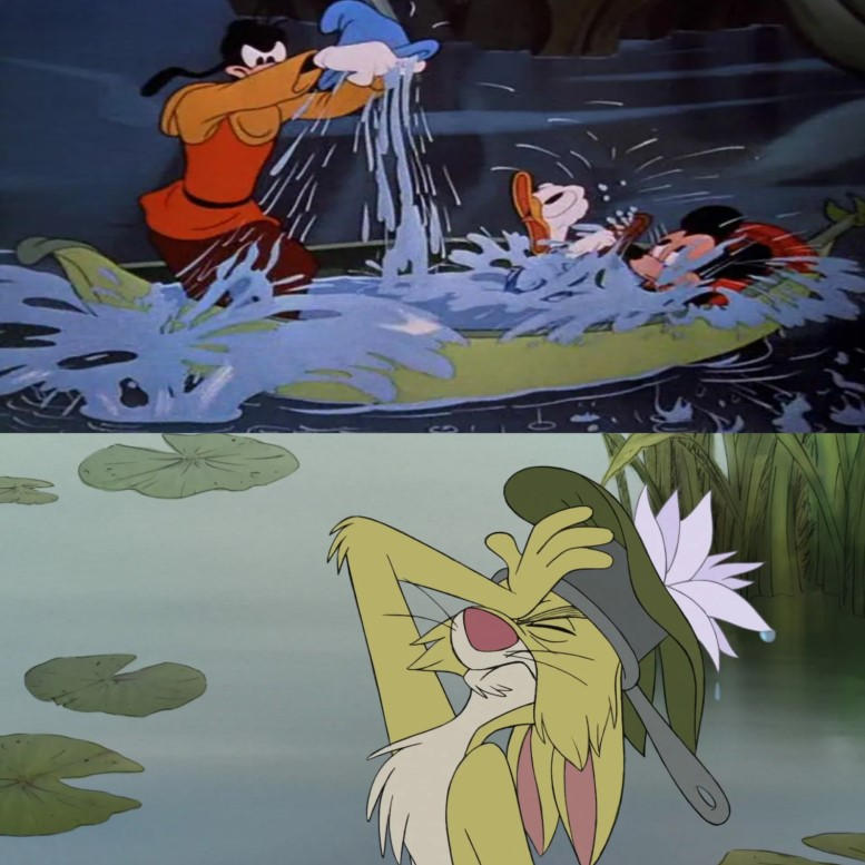 Goofy makes Rabbit facepalm by topcatmeeces97 on DeviantArt