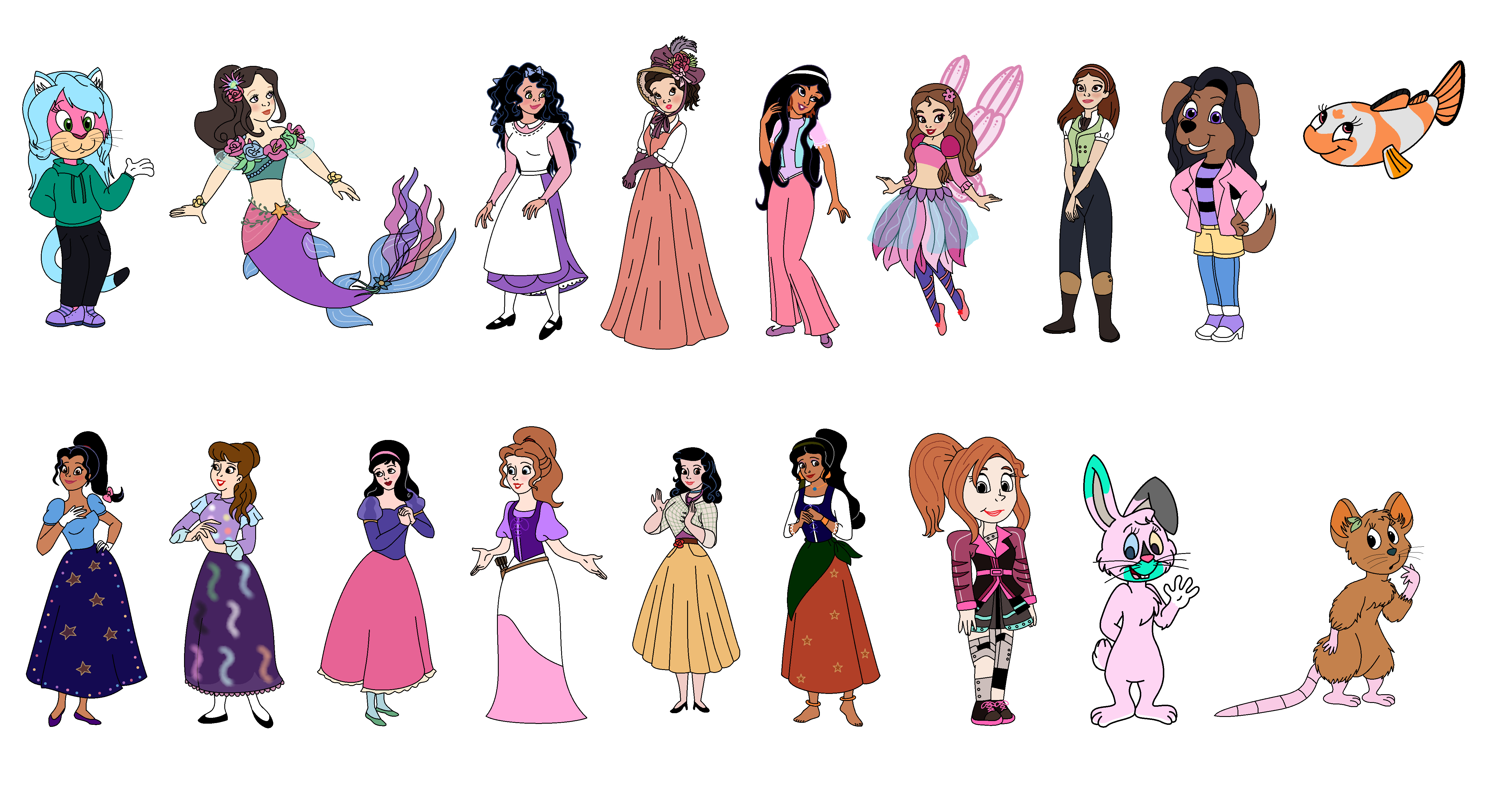 Heroine Creator OCs for sale (1/8 open) by topcatmeeces97 on DeviantArt