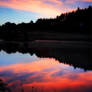 Sunset on the Pond