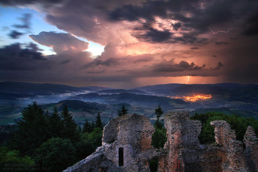 Epic Storm from the Ruins by FlorentCourty