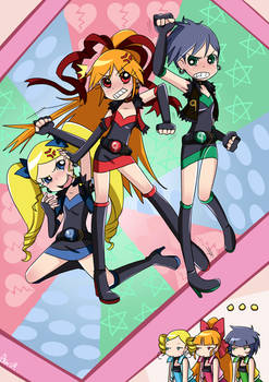 Powerpunk Girsl Z - Group Pose