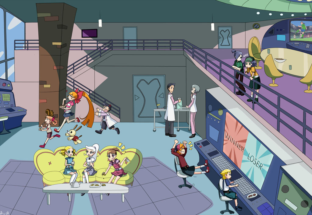 Normal day at the Lab by AlineSM on DeviantArt