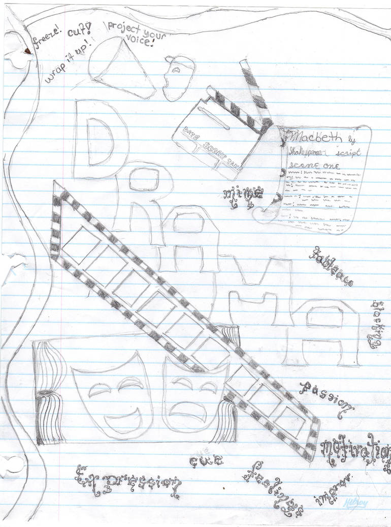 Cover page for Drama Book by ShannonL99 on DeviantArt