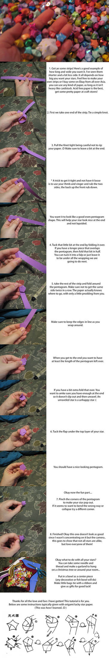 Origami Tutorial Lucky Star By Silverbeam On DeviantArt