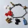 Kingdom  Hearts charm Bracelet
