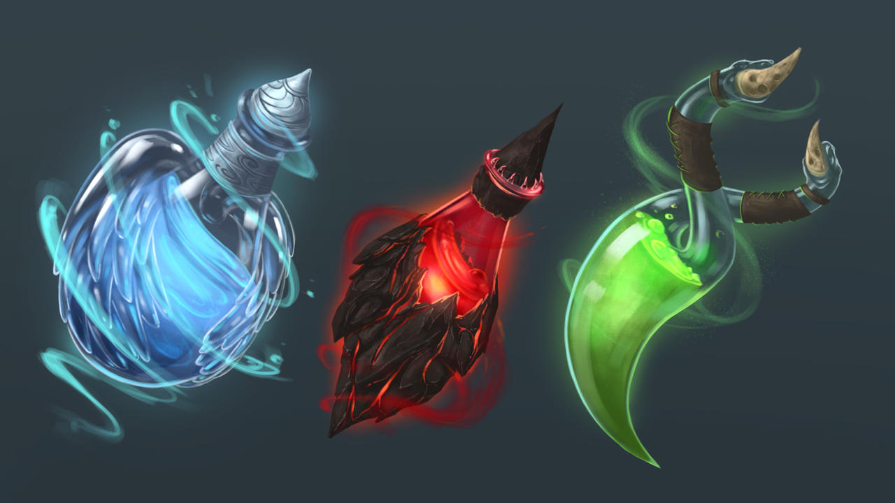 Potion Gui Potion Game UI Illustrations by global99 on DeviantArt