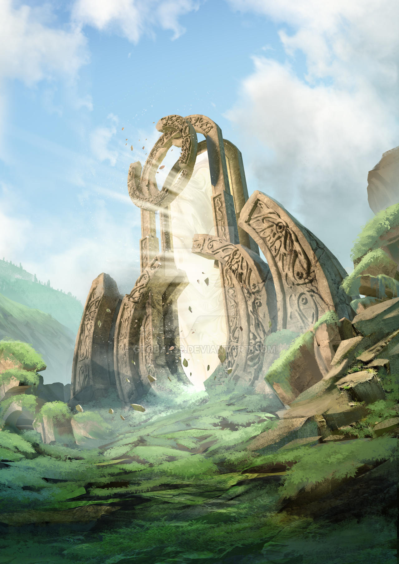 Magic: The Gathering Full Art Plains Basic Land by global99 on DeviantArt