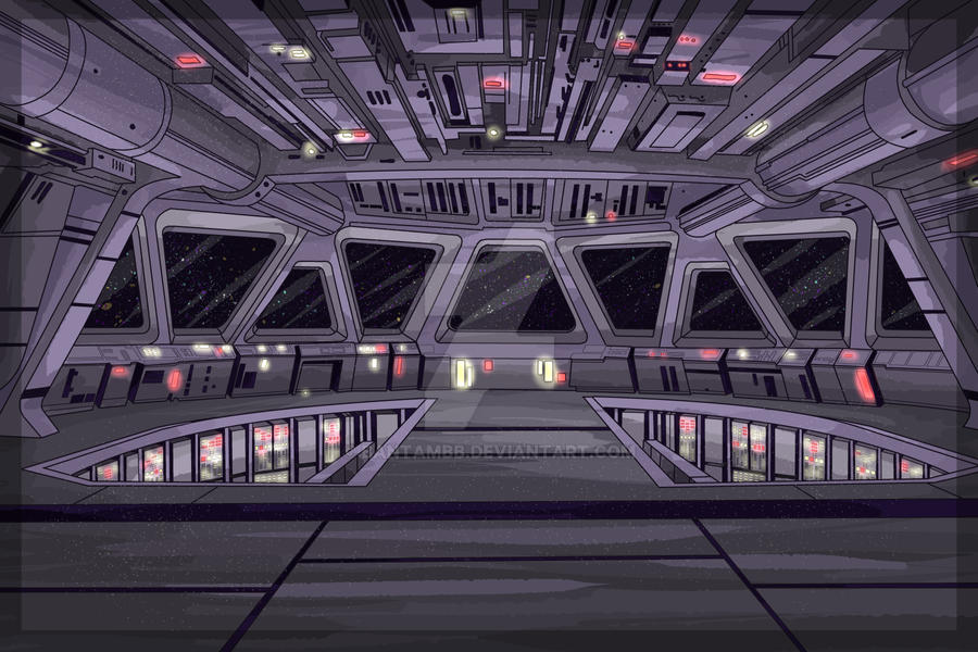 background drawing Star wars ship interior by BantamBB on DeviantArt