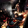 Superman VS. Thor Colored