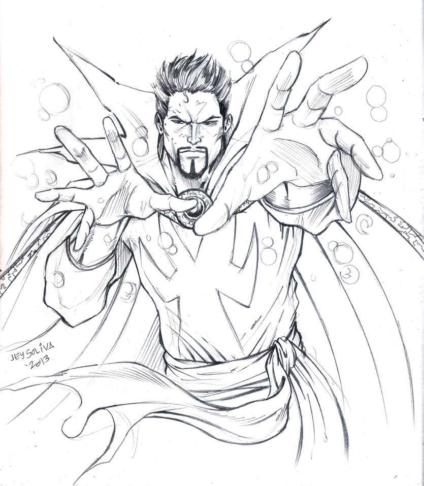 Dr. Strange for Coloring by jey2dworld on DeviantArt
