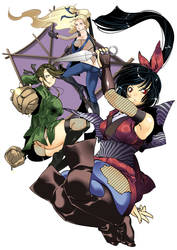 Kunoichi Ninja Girls 