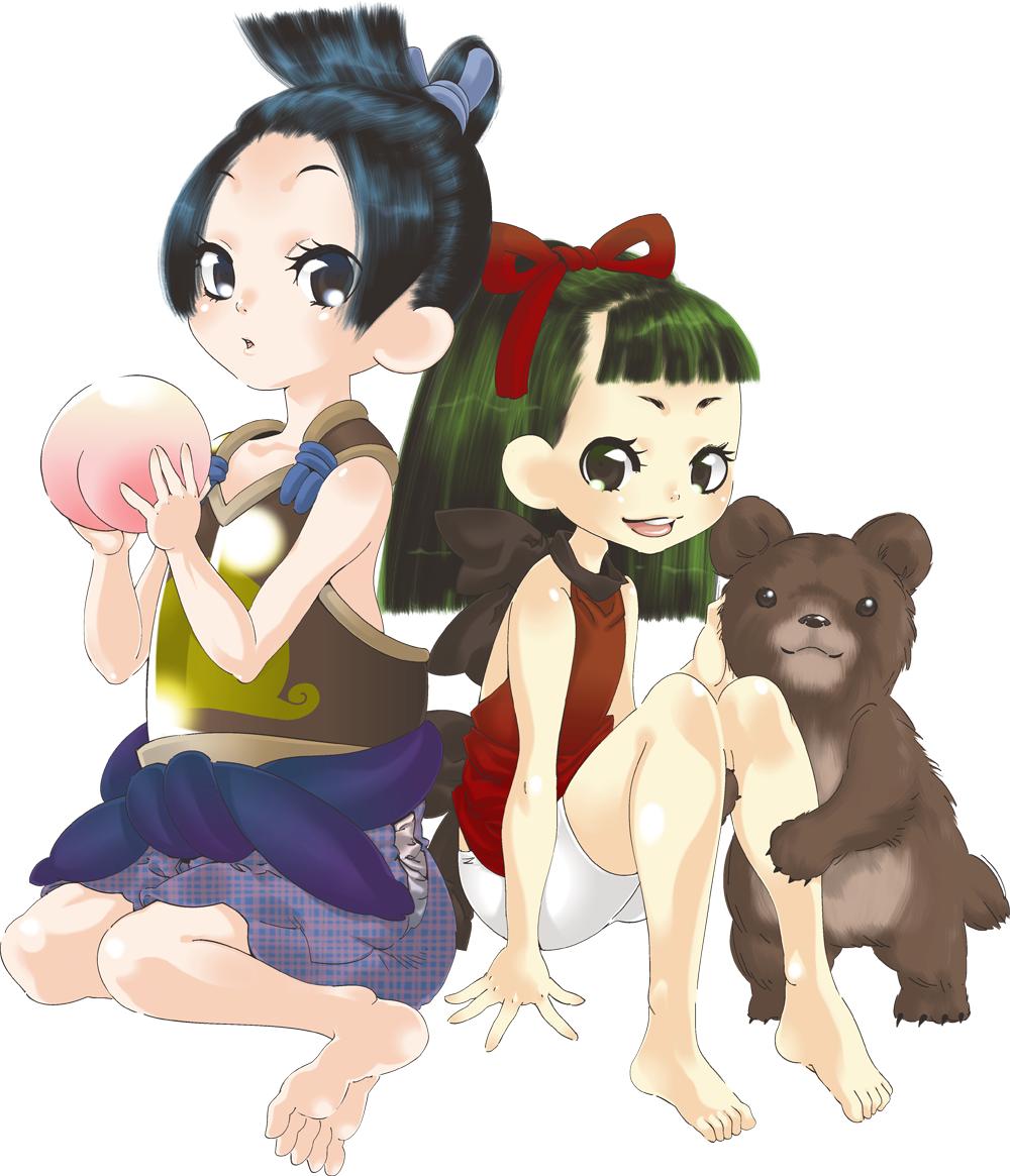 Momo Ura Kin Ryu Momo Girl Kin Girl by DATTO-PRESS on DeviantArt