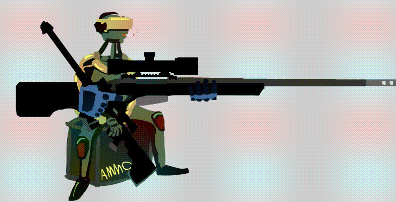 Sniper Rifle Animated Sniper shoot and reload Animation by ElPibePlay on DeviantArt